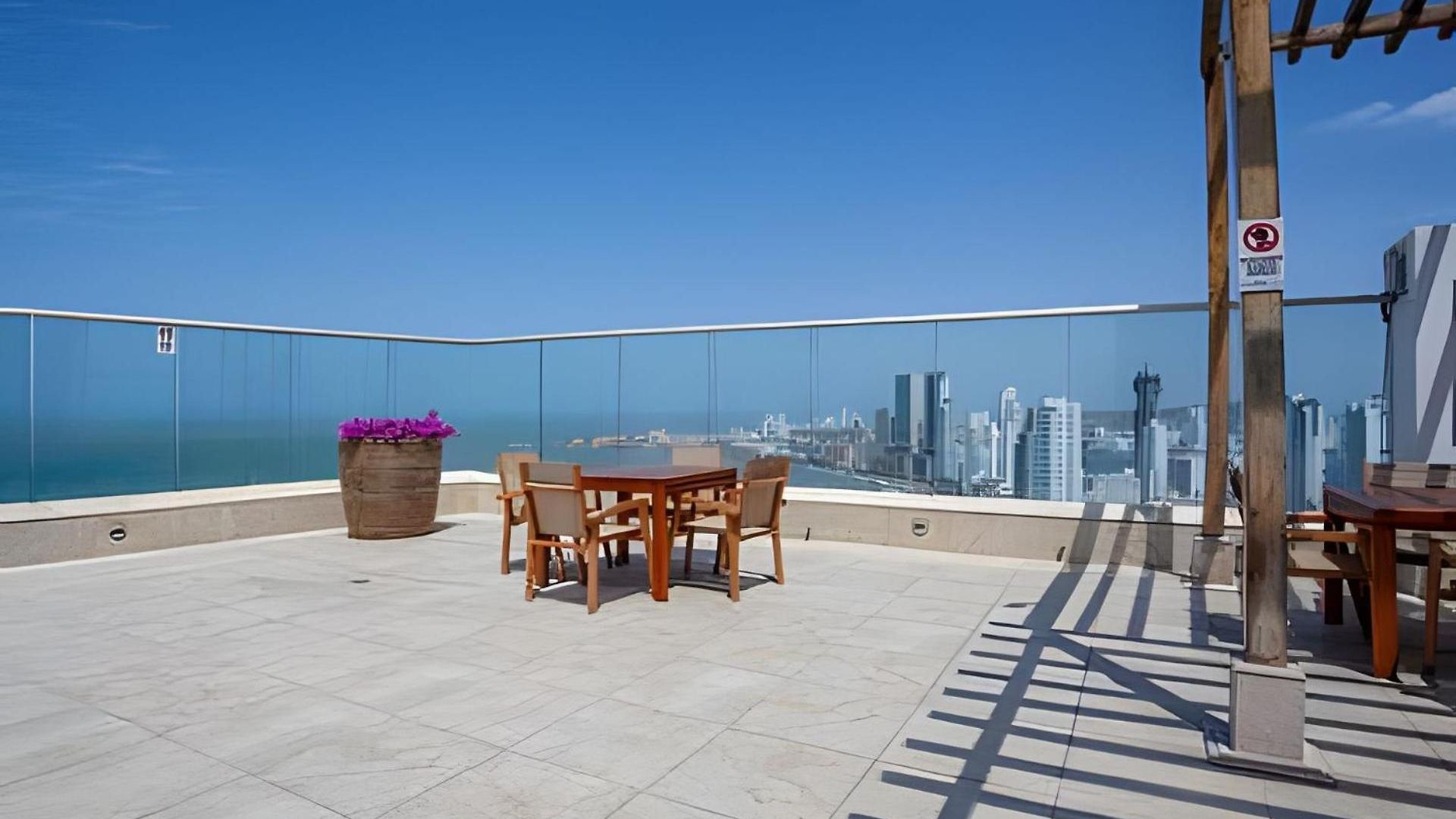 Lujoso Apto Vista Al Mar Piso 34 - Palmetto Apartment Cartagena