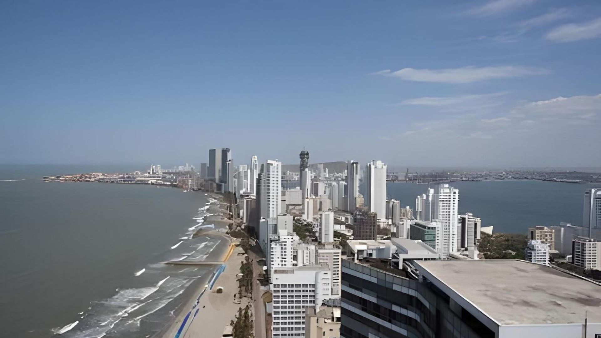 Lujoso Apto Vista Al Mar Piso 34 - Palmetto Apartment Cartagena