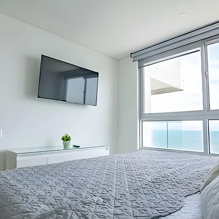 Apartamento Lujoso Apto Vista Al Mar Piso 34 - Palmetto Cartagena